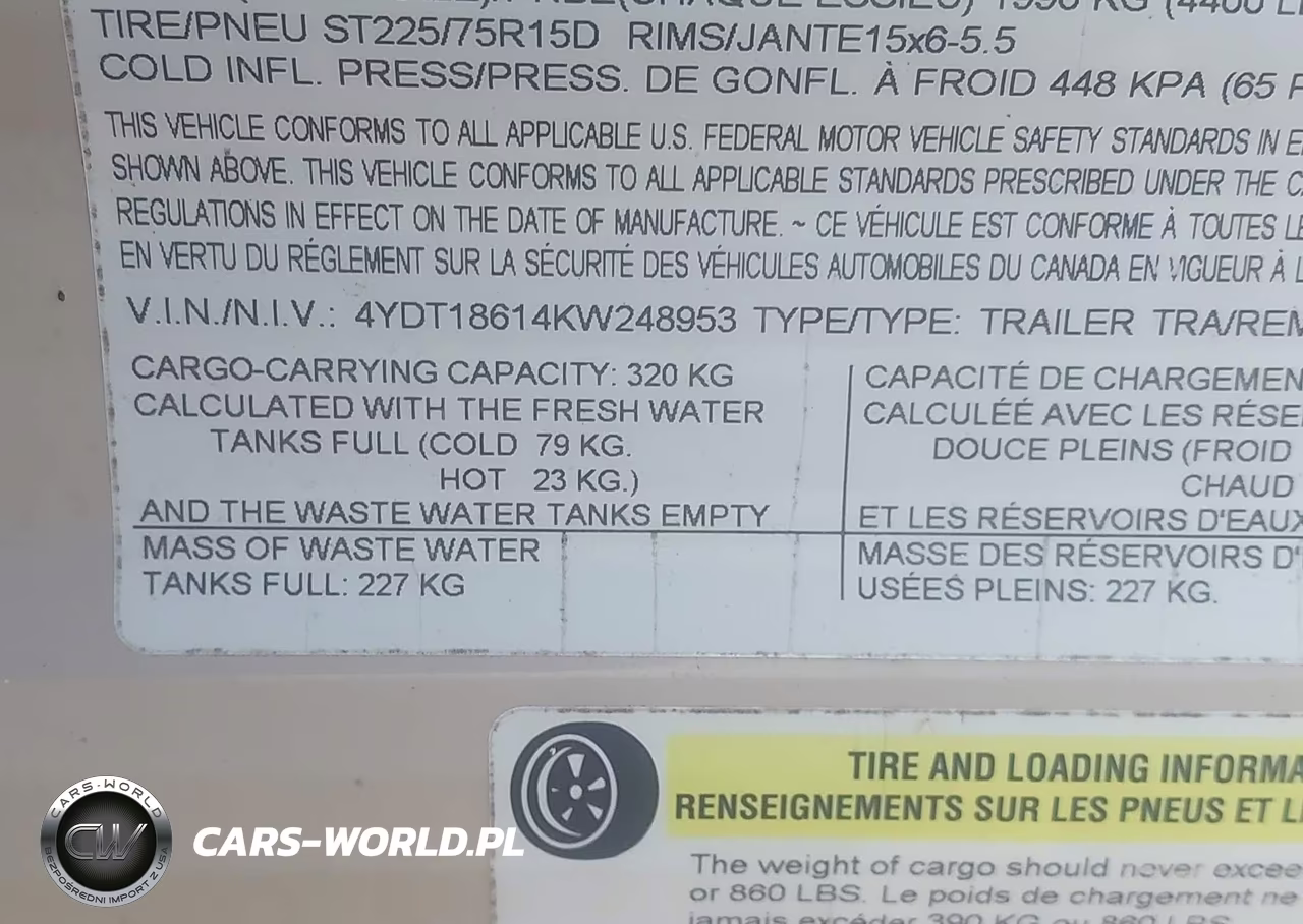 2019 Keystone Other VIN:4YDT18614KW248953 - 9