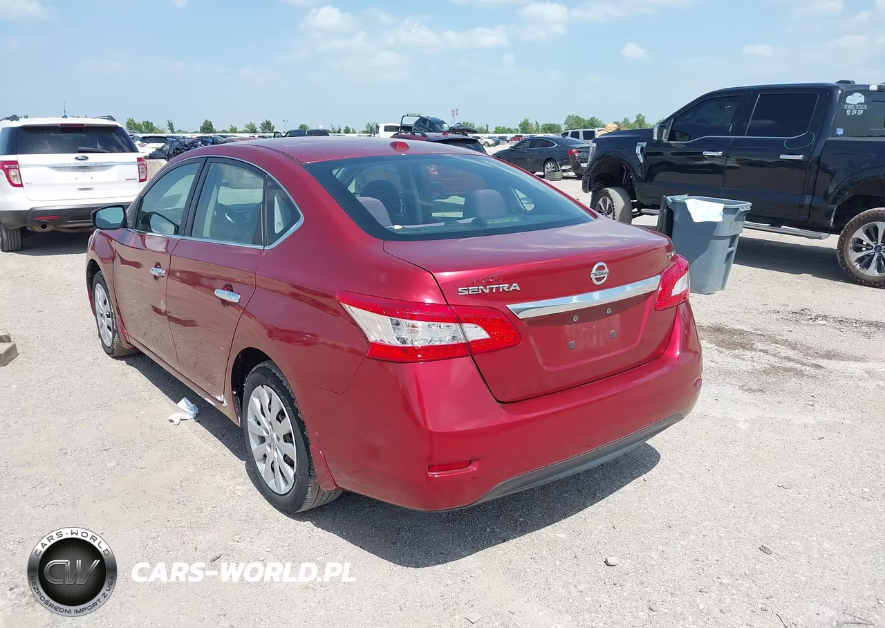2015 Nissan Sentra Sv VIN:3N1AB7AP8FL678139 - 3