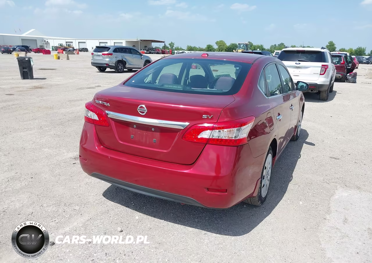 2015 Nissan Sentra Sv VIN:3N1AB7AP8FL678139 - 4