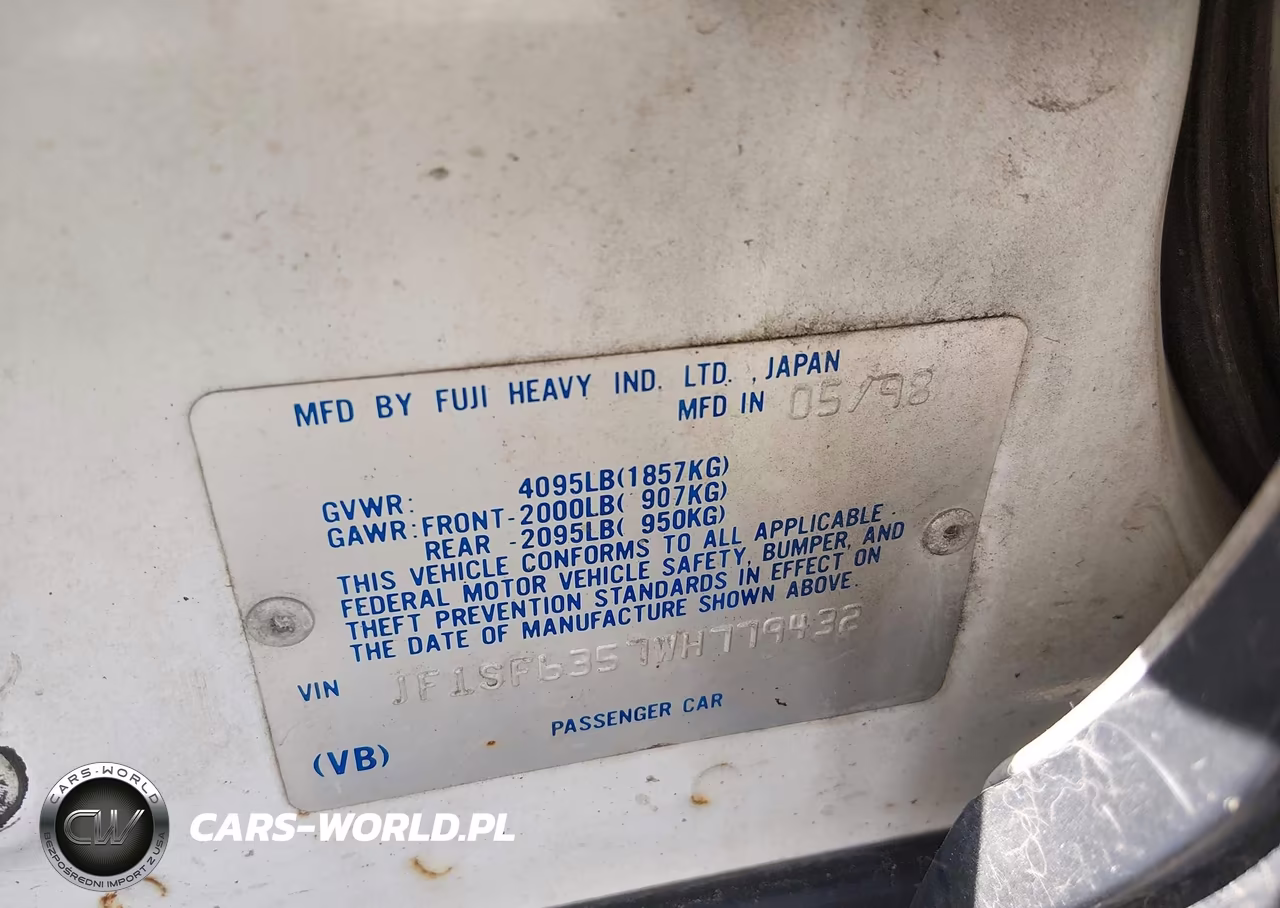 1998 Subaru Forester L VIN:JF1SF6357WH779432 - 9