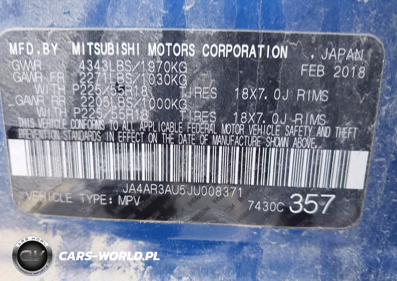 2018 Mitsubishi Outlander Sport 2.0 Es VIN:JA4AR3AU5JU008371 - 9