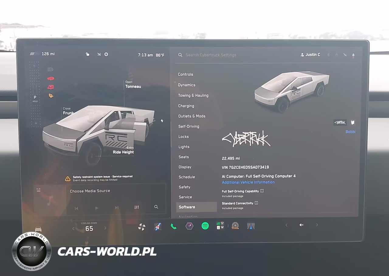 2025 Tesla Cybertruck All-Wheel Drive VIN:7G2CEHED5SA073419 - 7