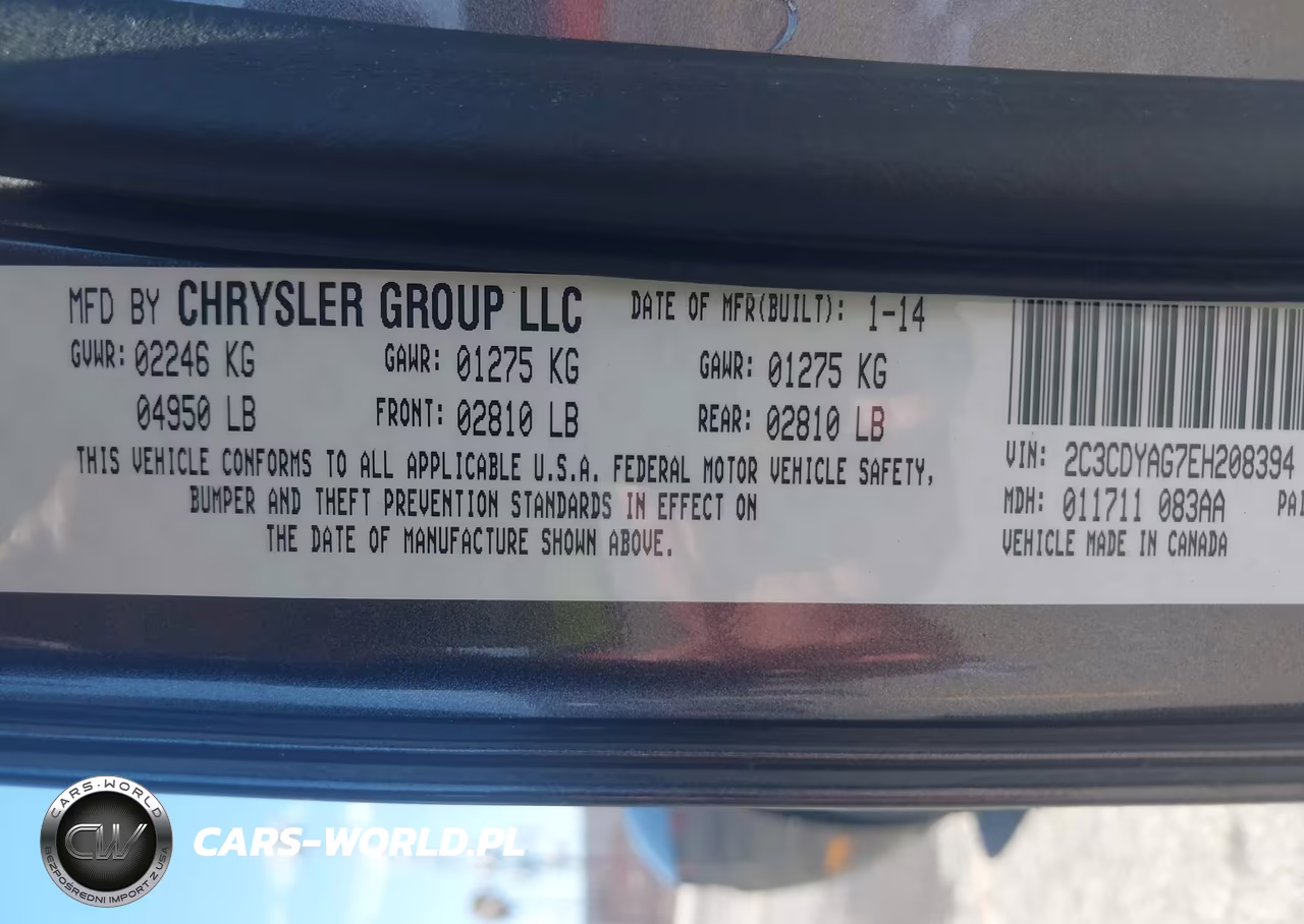 2014 Dodge Challenger Sxt VIN:2C3CDYAG7EH208394 - 9