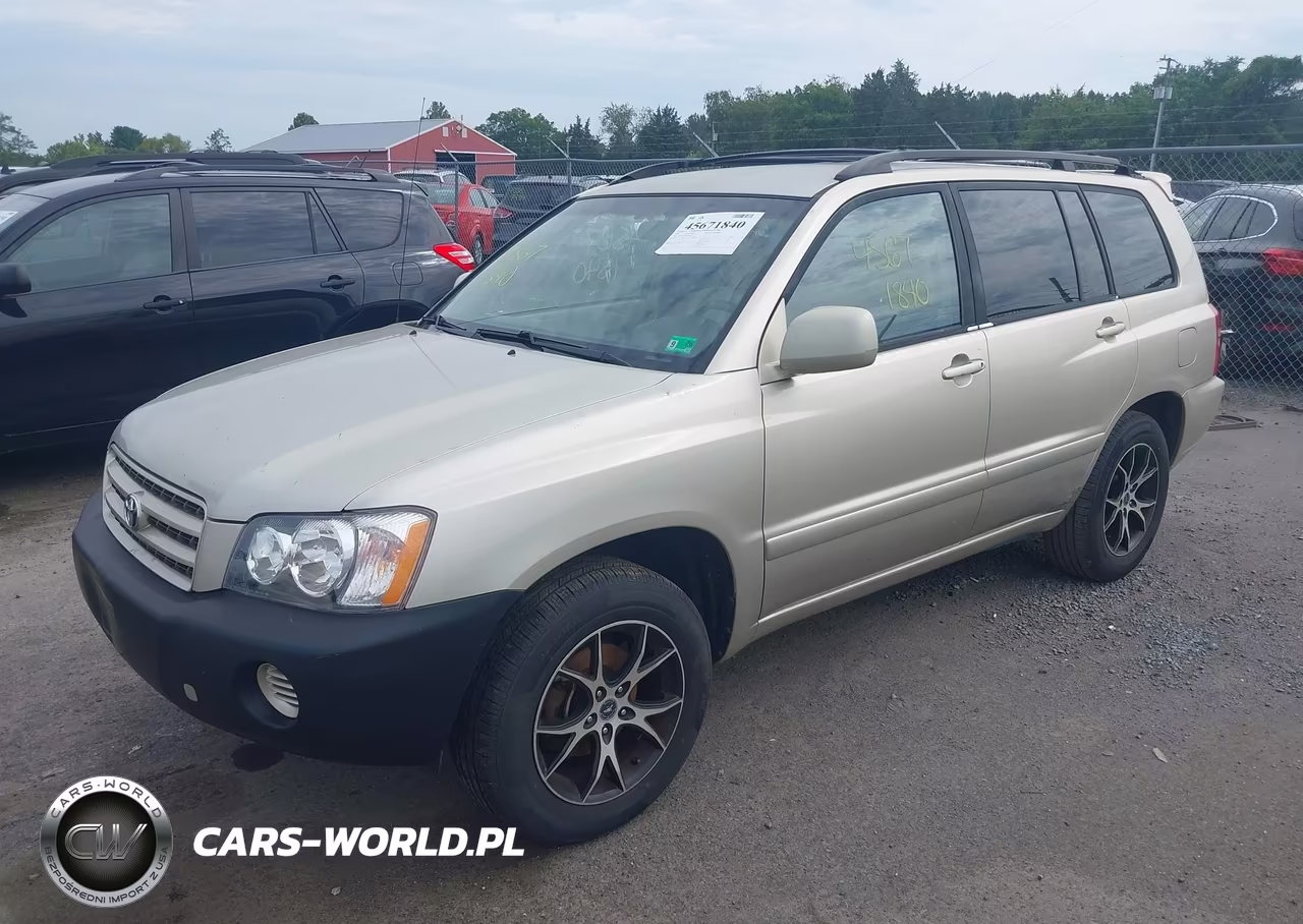 2001 Toyota Highlander VIN:JTEGD21A010001457 - 2
