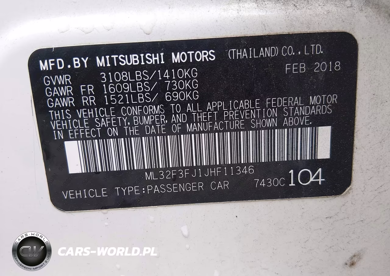 2018 Mitsubishi Mirage G4 Es VIN:ML32F3FJ1JHF11346 - 9