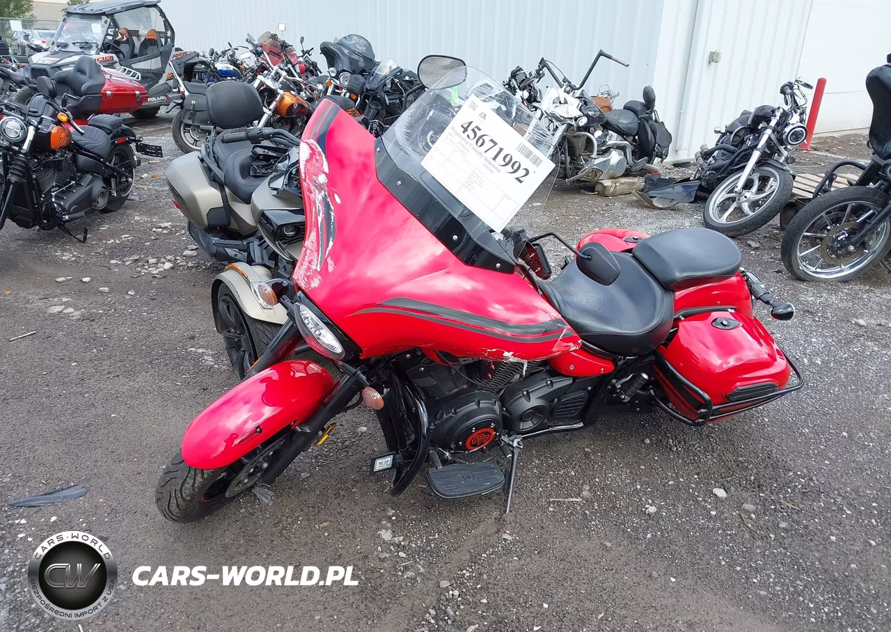 2015 Yamaha Xvs1300 Ct-Ctb VIN:JYAVP32E3FA006093 - 2