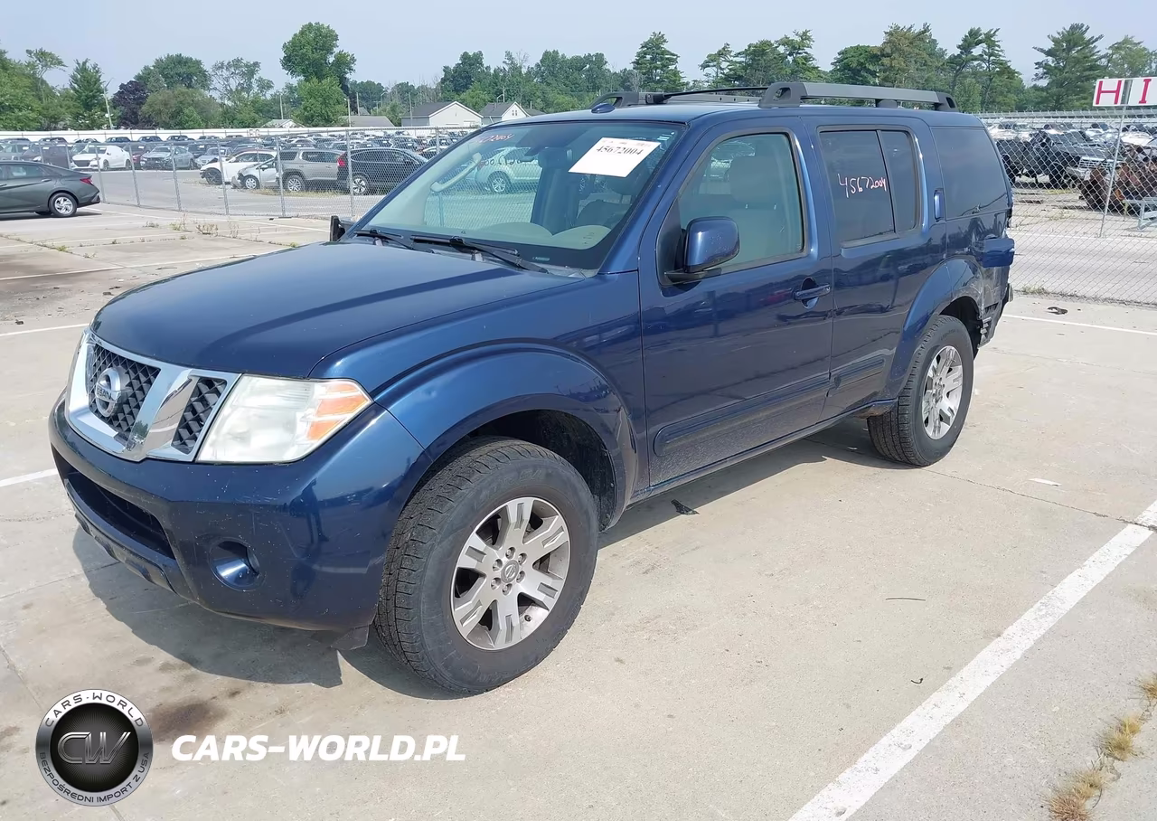 2010 Nissan Pathfinder Se VIN:5N1AR1NB5AC608201 - 2