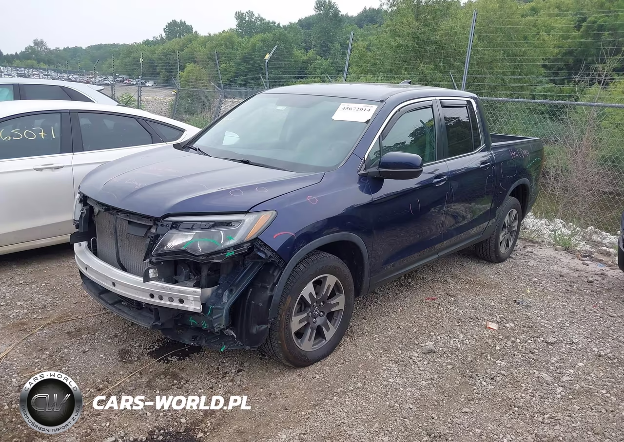 2017 Honda Ridgeline Rtl VIN:5FPYK3F52HB001981 - 2