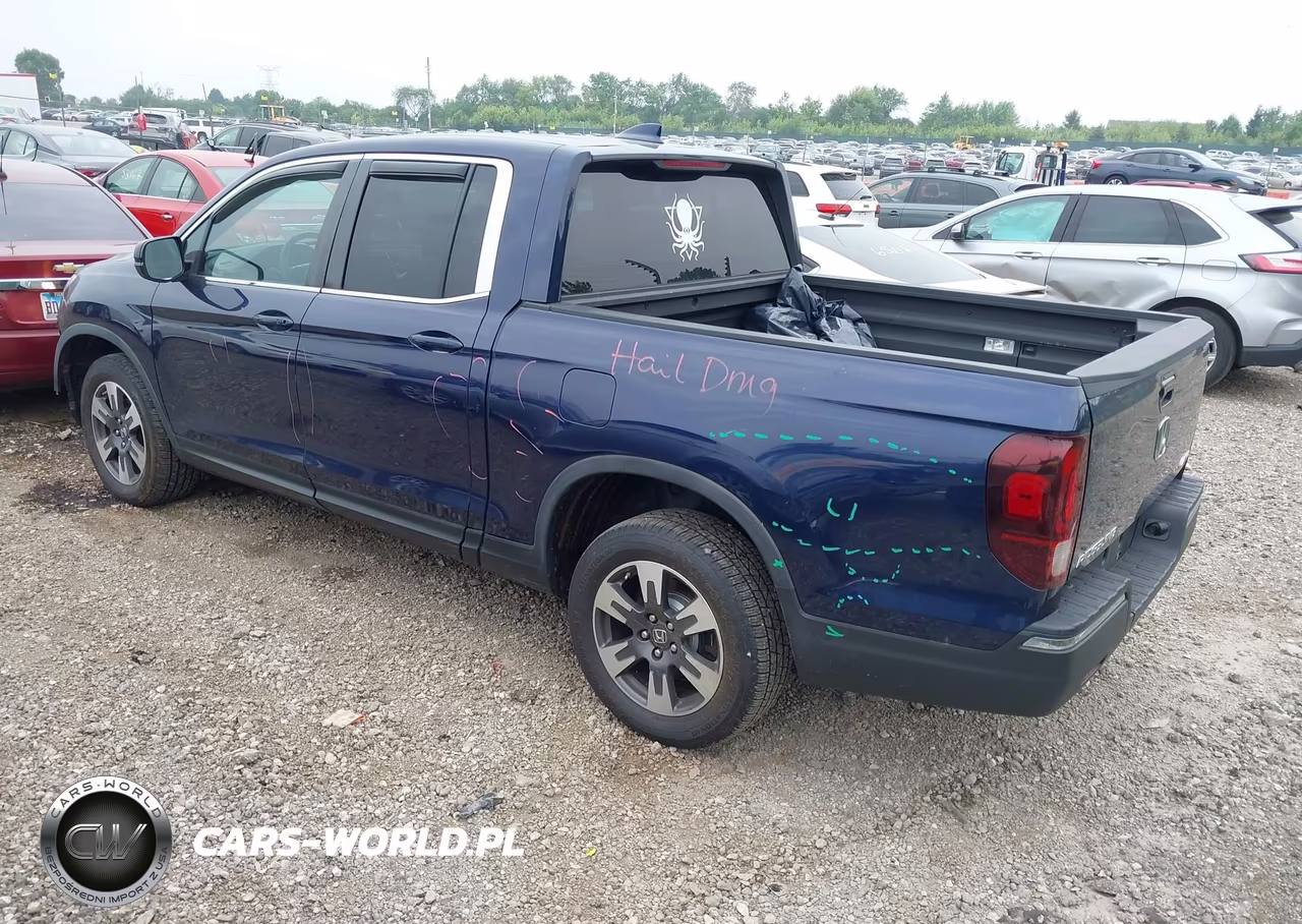 2017 Honda Ridgeline Rtl VIN:5FPYK3F52HB001981 - 3