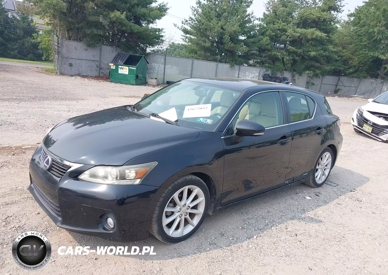 2012 Lexus Ct 200H Premium VIN:JTHKD5BH9C2070827 - 2