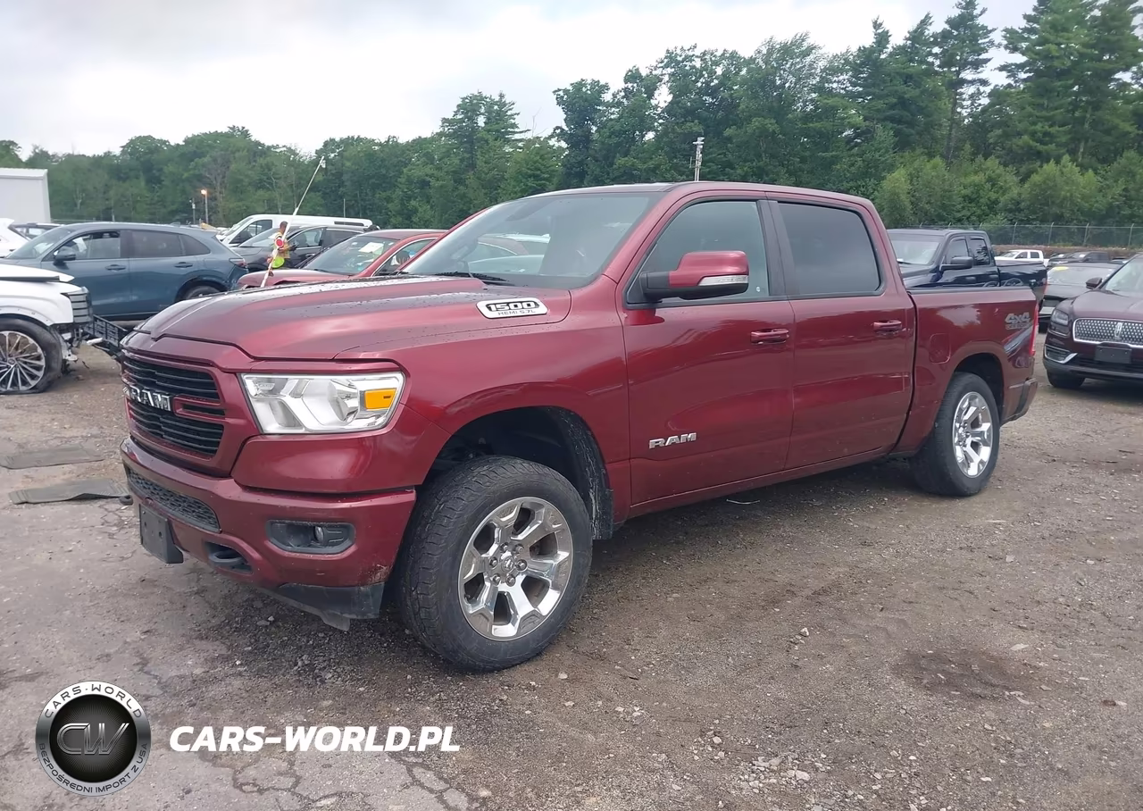 2019 Ram 1500 Big Horn-Lone Star 4X4 5'7 Box VIN:1C6SRFFT1KN597787 - 2