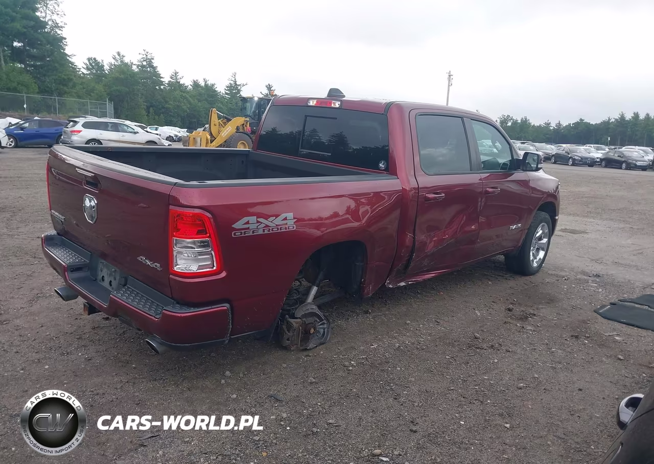 2019 Ram 1500 Big Horn-Lone Star 4X4 5'7 Box VIN:1C6SRFFT1KN597787 - 4