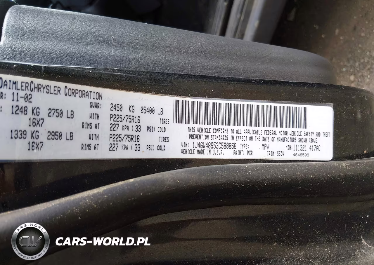 2003 Jeep Grand Cherokee Laredo VIN:1J4GW48S53C588856 - 9