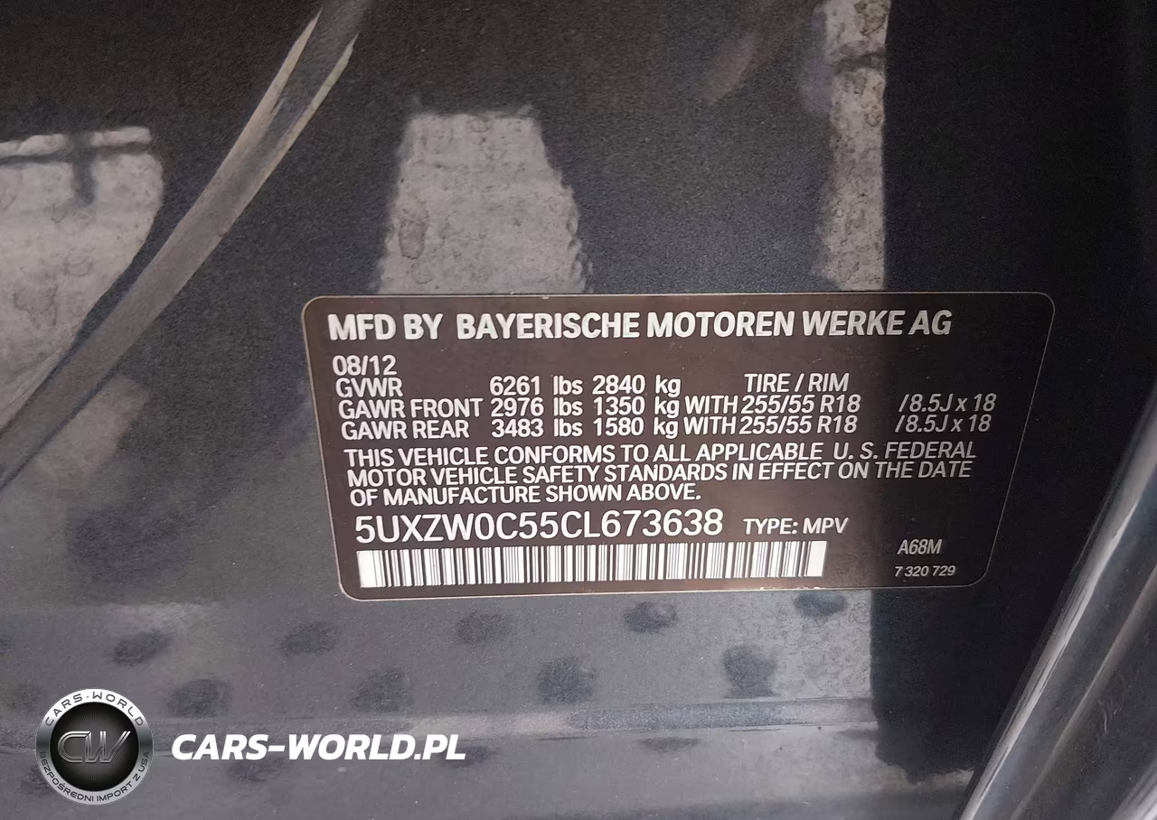 2012 BMW X5 xDrive35D VIN:5UXZW0C55CL673638 - 9