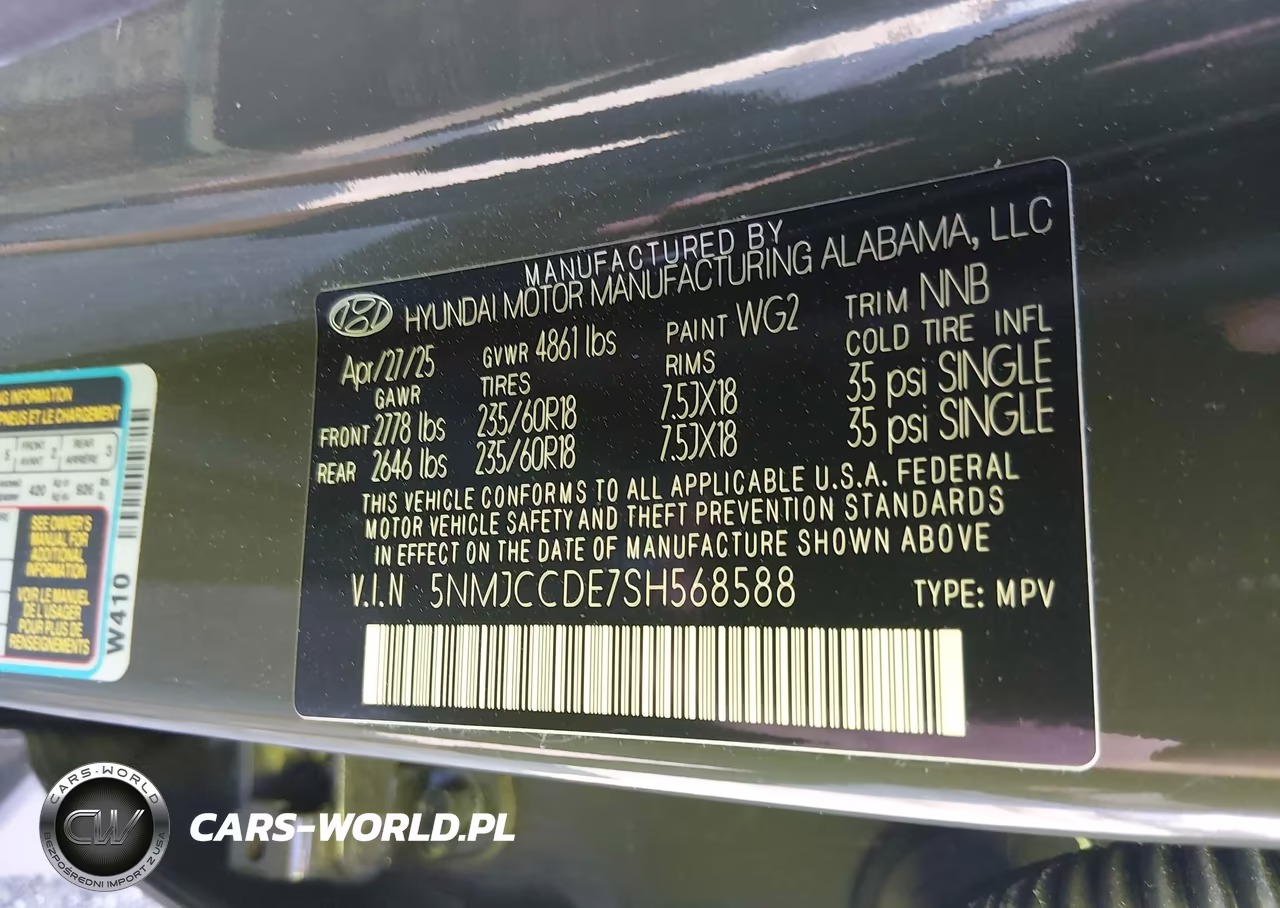 2025 Hyundai Tucson Sel Convenience VIN:5NMJCCDE7SH568588 - 9
