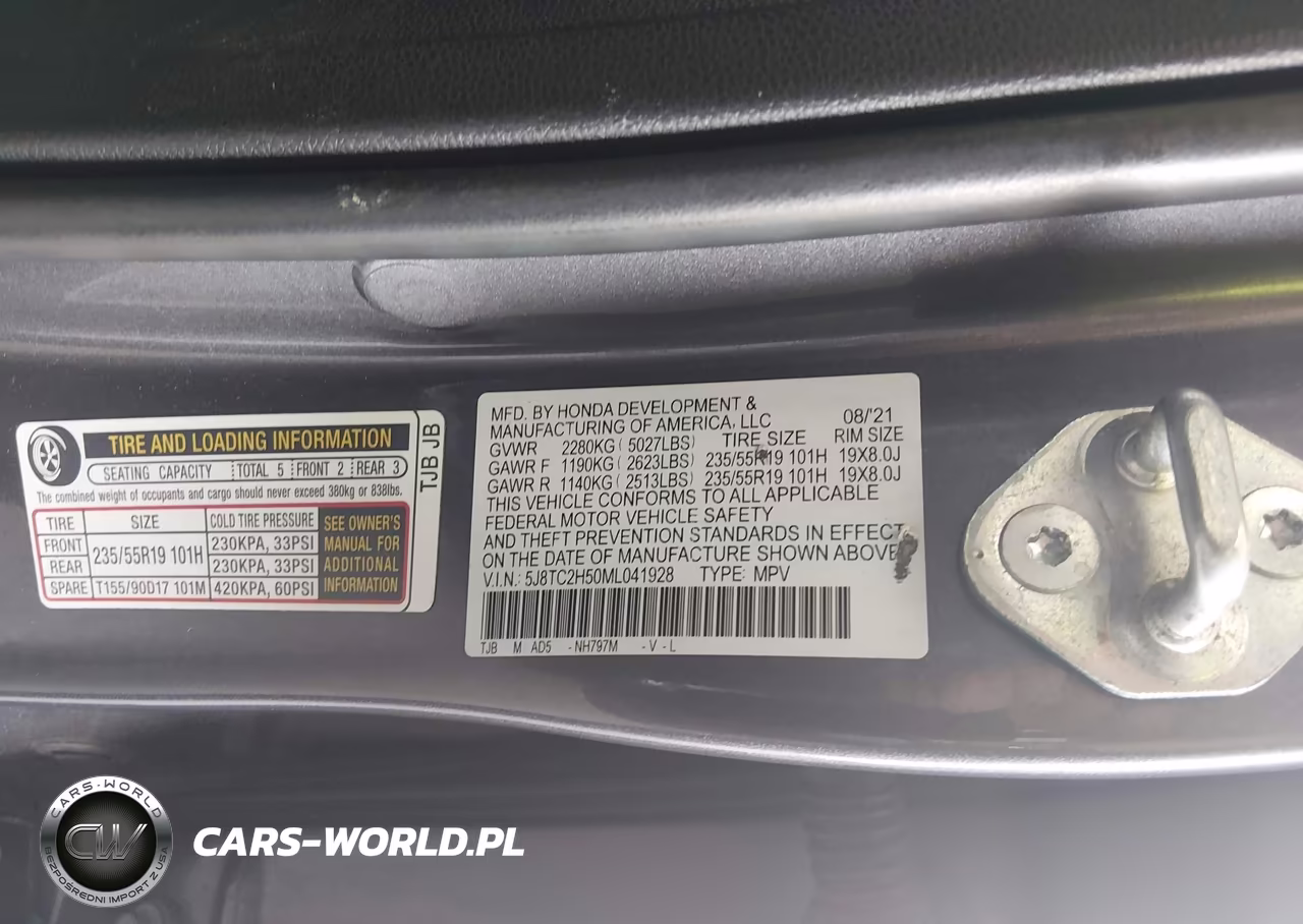 2021 Acura Rdx Technology Package VIN:5J8TC2H50ML041928 - 9