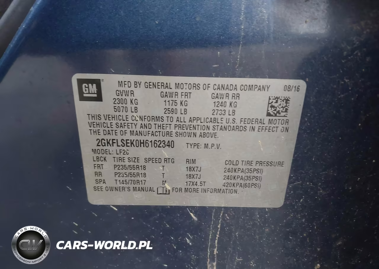 2017 GMC Terrain Sle-1 VIN:2GKFLSEK0H6162340 - 9
