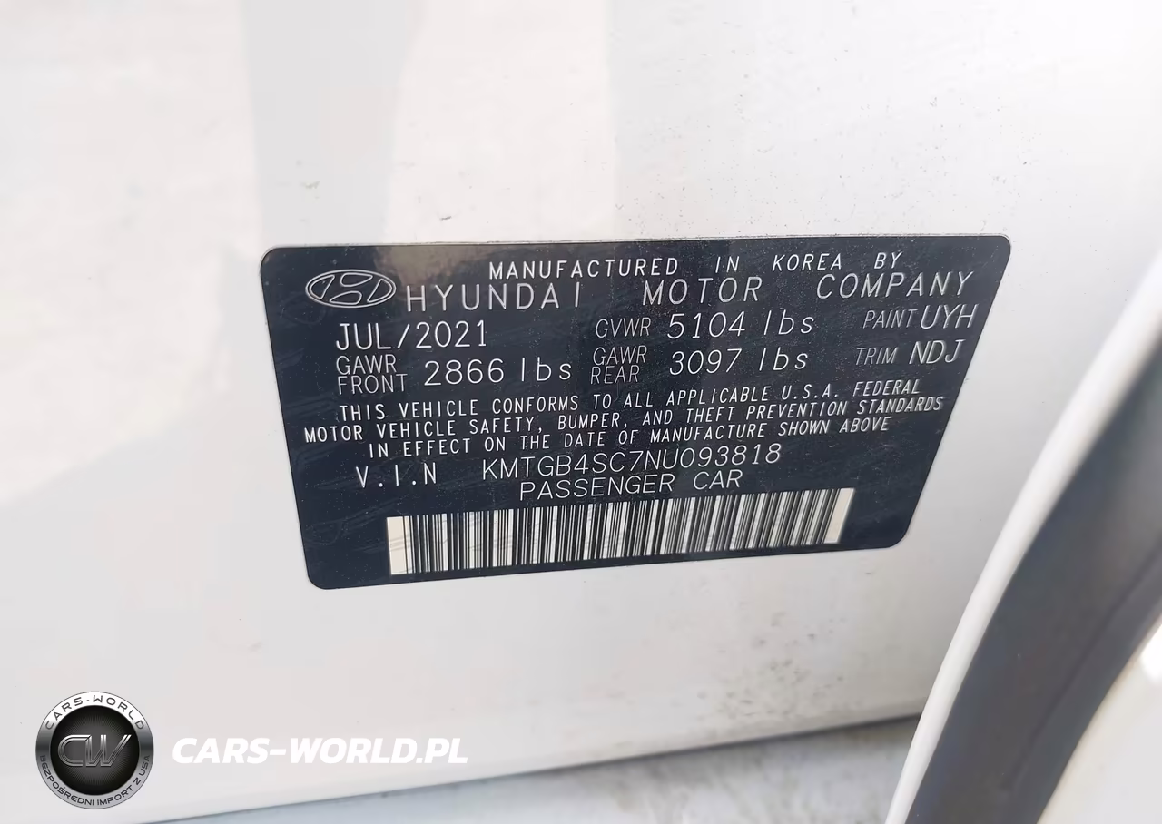 2022 Genesis G80 2.5T Rwd VIN:KMTGB4SC7NU093818 - 9