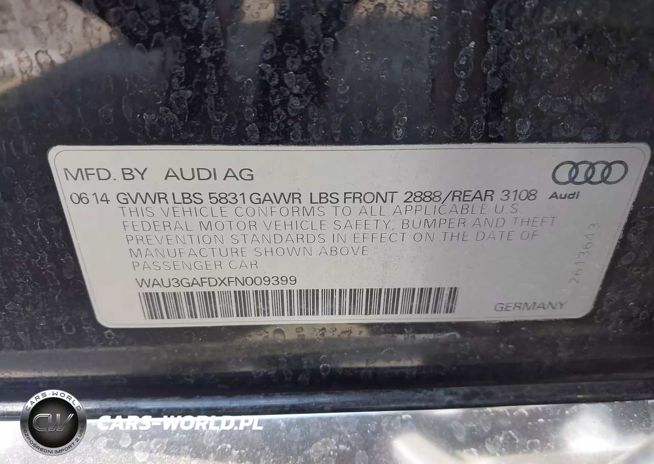 2015 Audi A8 L 3.0T VIN:WAU3GAFDXFN009399 - 9