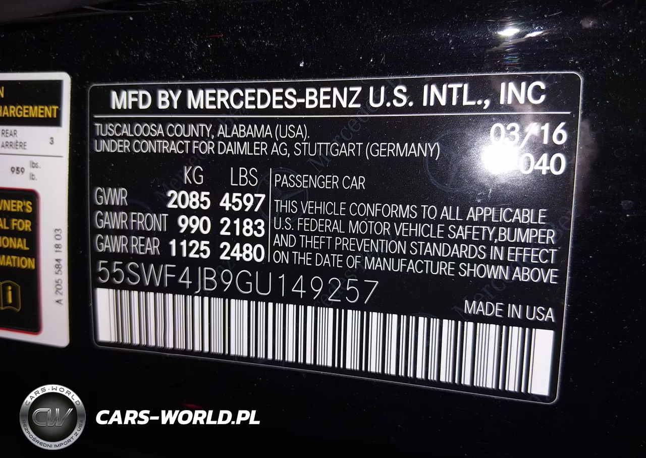 2016 Mercedes-Benz C 300 VIN:55SWF4JB9GU149257 - 9