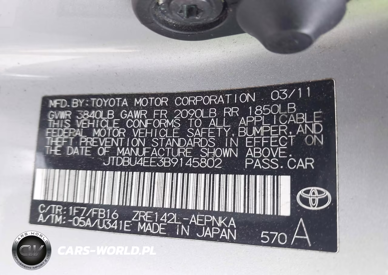 2011 Toyota Corolla Le VIN:JTDBU4EE3B9145802 - 9