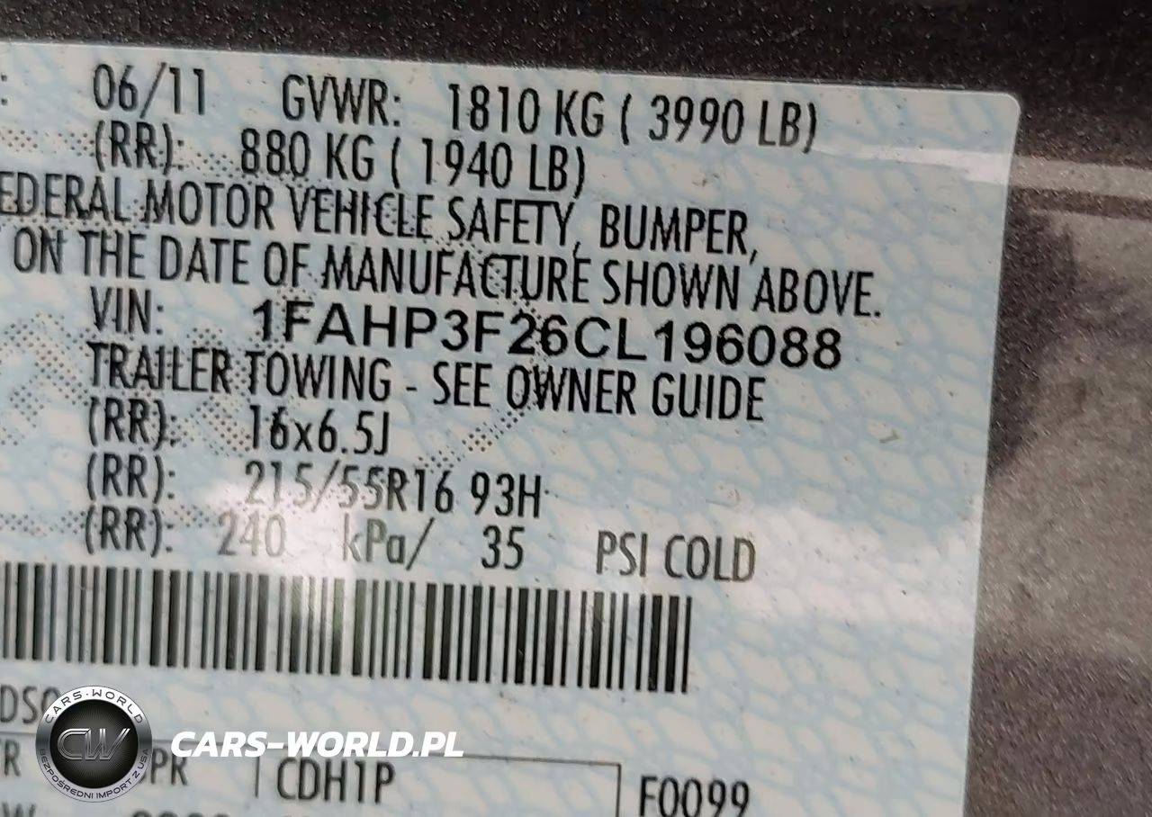 2012 Ford Focus Se VIN:1FAHP3F26CL196088 - 9