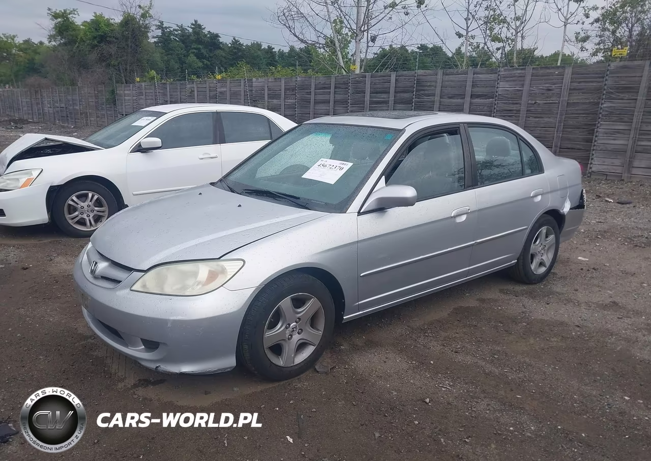 2004 Honda Civic Ex VIN:2HGES267X4H561163 - 2