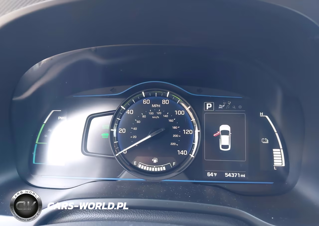 2018 Hyundai Ioniq Hybrid Blue VIN:KMHC65LC4JU075613 - 7