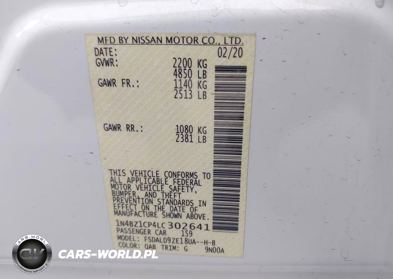 2020 Nissan Leaf Sv Plus 62 Kwh VIN:1N4BZ1CP4LC302641 - 9