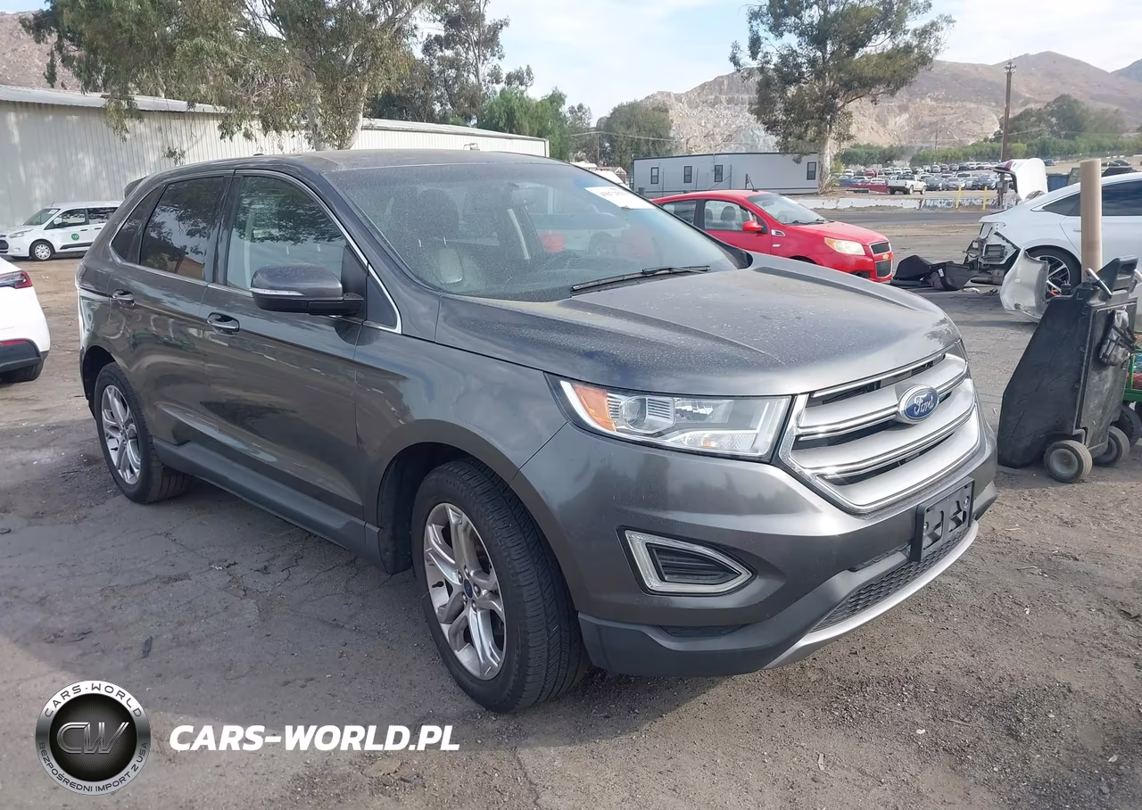 2017 Ford Edge Titanium VIN:2FMPK3K90HBB91219 - 1