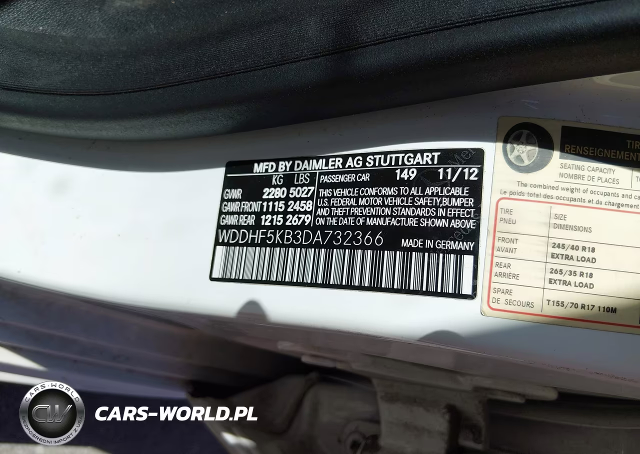 2013 Mercedes-Benz E 350 VIN:WDDHF5KB3DA732366 - 9