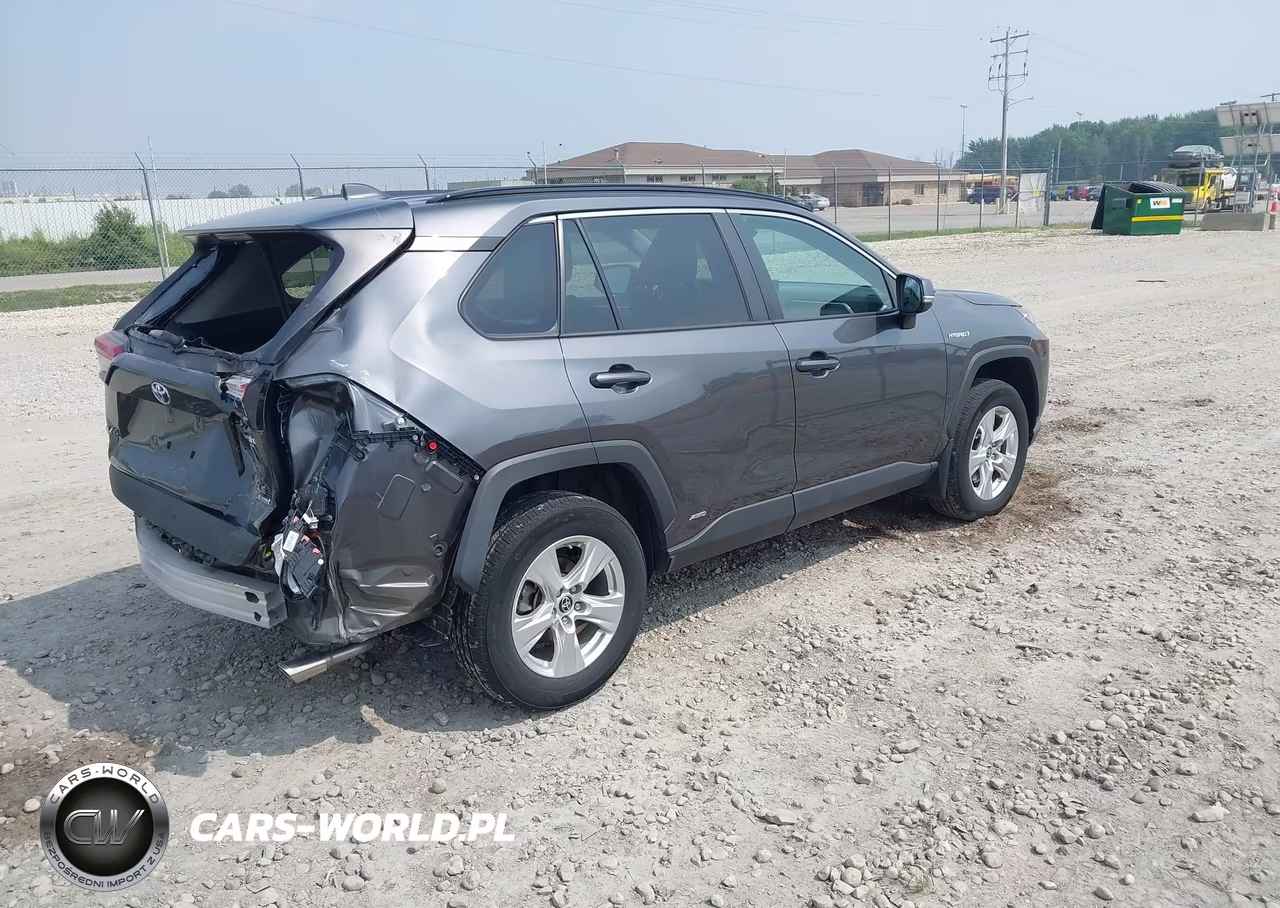 2021 Toyota Rav4 Hybrid Le VIN:4T3MWRFV7MU034848 - 4