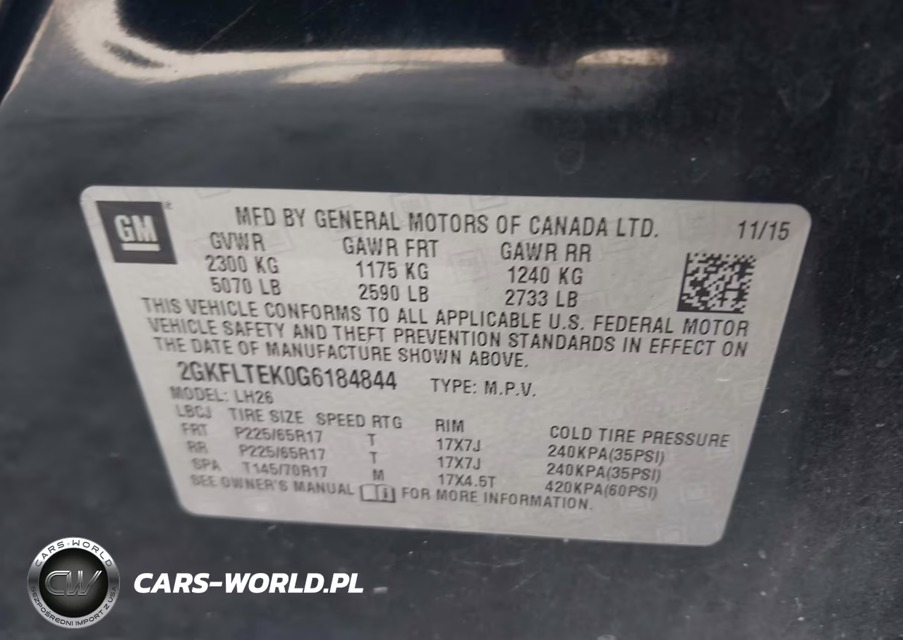 2016 GMC Terrain Sle-2 VIN:2GKFLTEK0G6184844 - 9