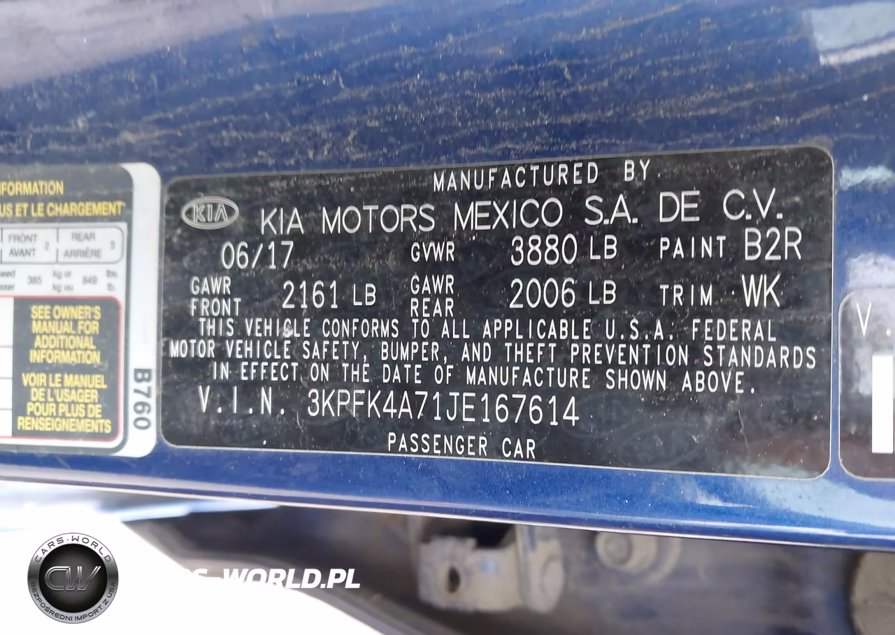 2018 Kia Forte Lx VIN:3KPFK4A71JE167614 - 9