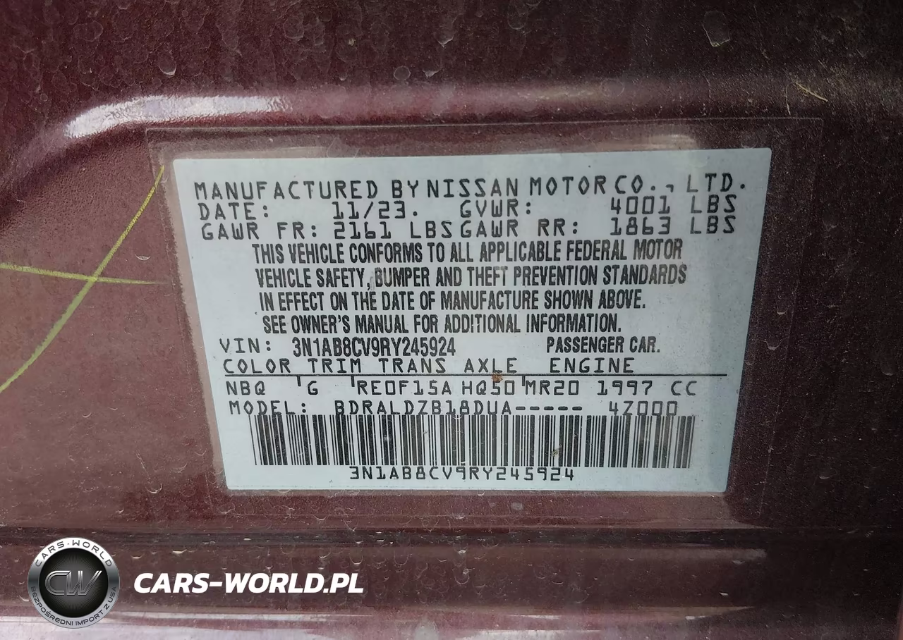 2024 Nissan Sentra Sv Xtronic Cvt VIN:3N1AB8CV9RY245924 - 9
