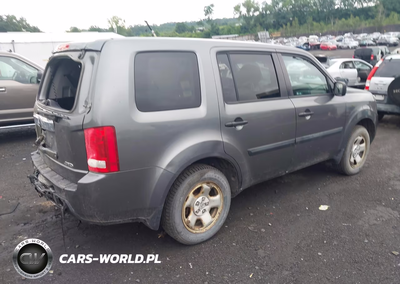 2011 Honda Pilot Lx VIN:5FNYF4H20BB082041 - 4