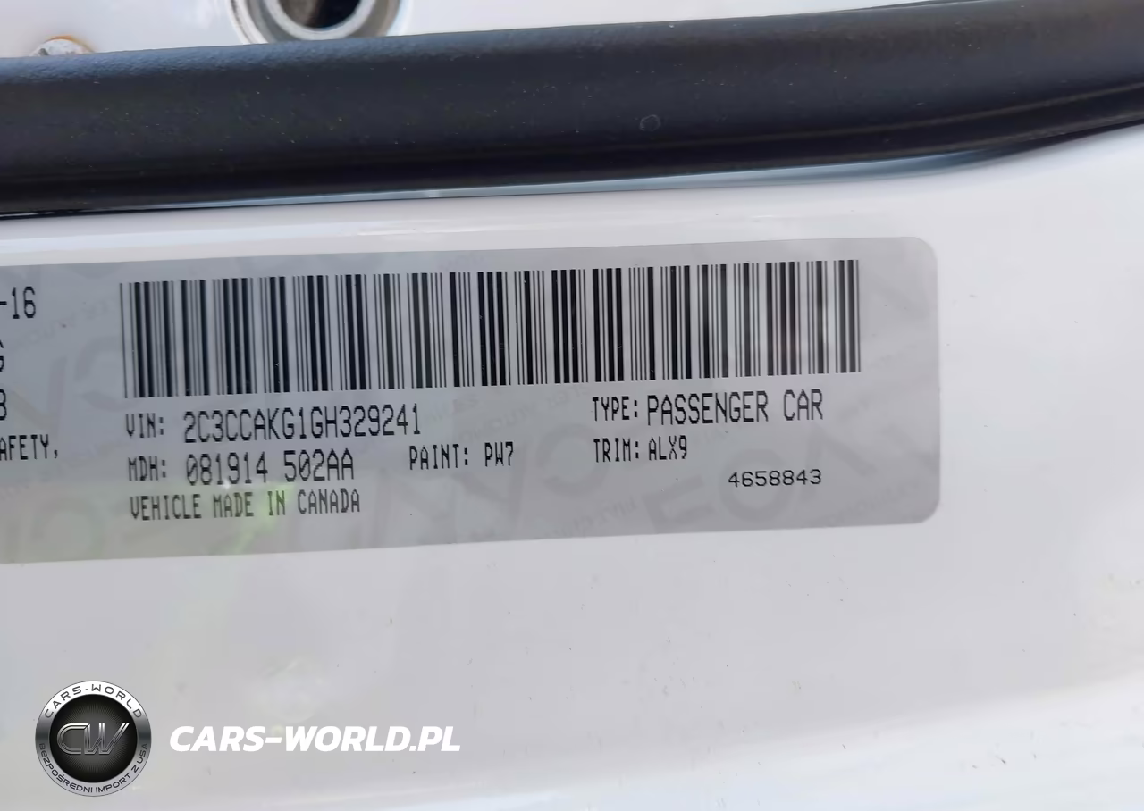 2016 Chrysler 300C Awd VIN:2C3CCAKG1GH329241 - 9