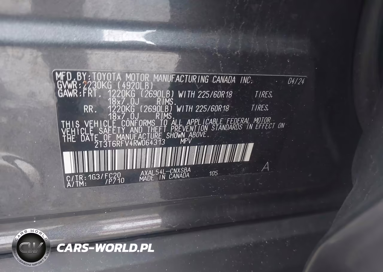 2024 Toyota Rav4 Hybrid Se VIN:2T3T6RFV4RW064313 - 9