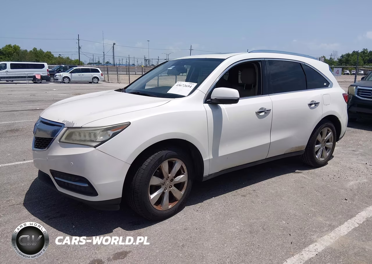 2015 Acura Mdx Advance Pkg W-Entertainment Pkg VIN:5FRYD3H89FB011851 - 2