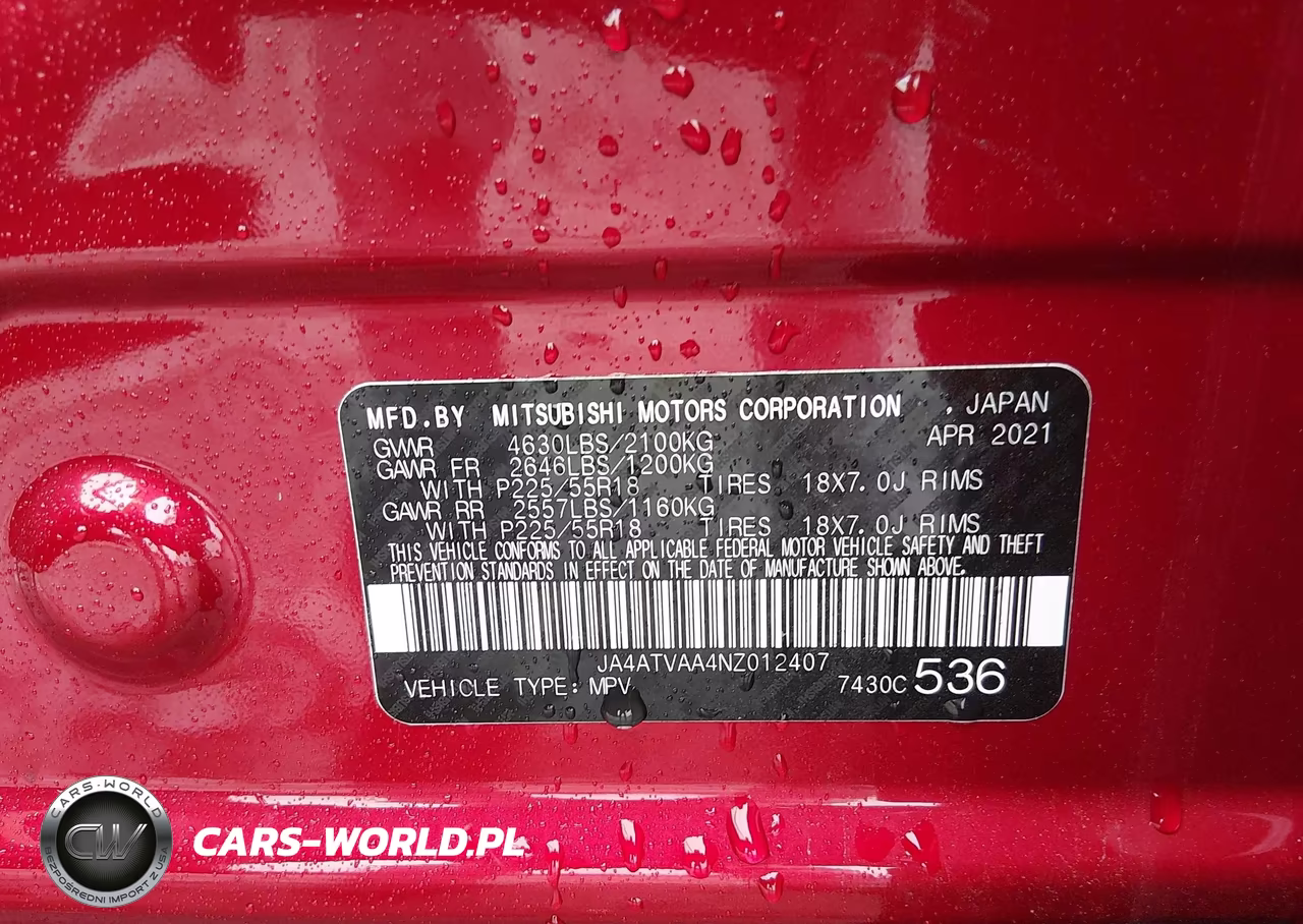 2022 Mitsubishi Eclipse Cross Le S-Awc VIN:JA4ATVAA4NZ012407 - 9