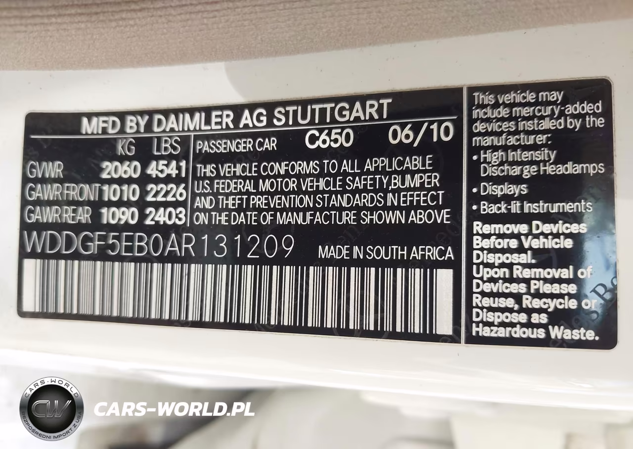 2010 Mercedes-Benz C 300 Luxury VIN:WDDGF5EB0AR131209 - 9