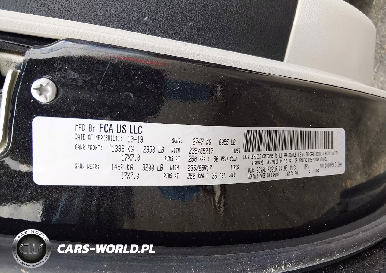 2020 Chrysler Pacifica Touring VIN:2C4RC1FG2LR124189 - 9