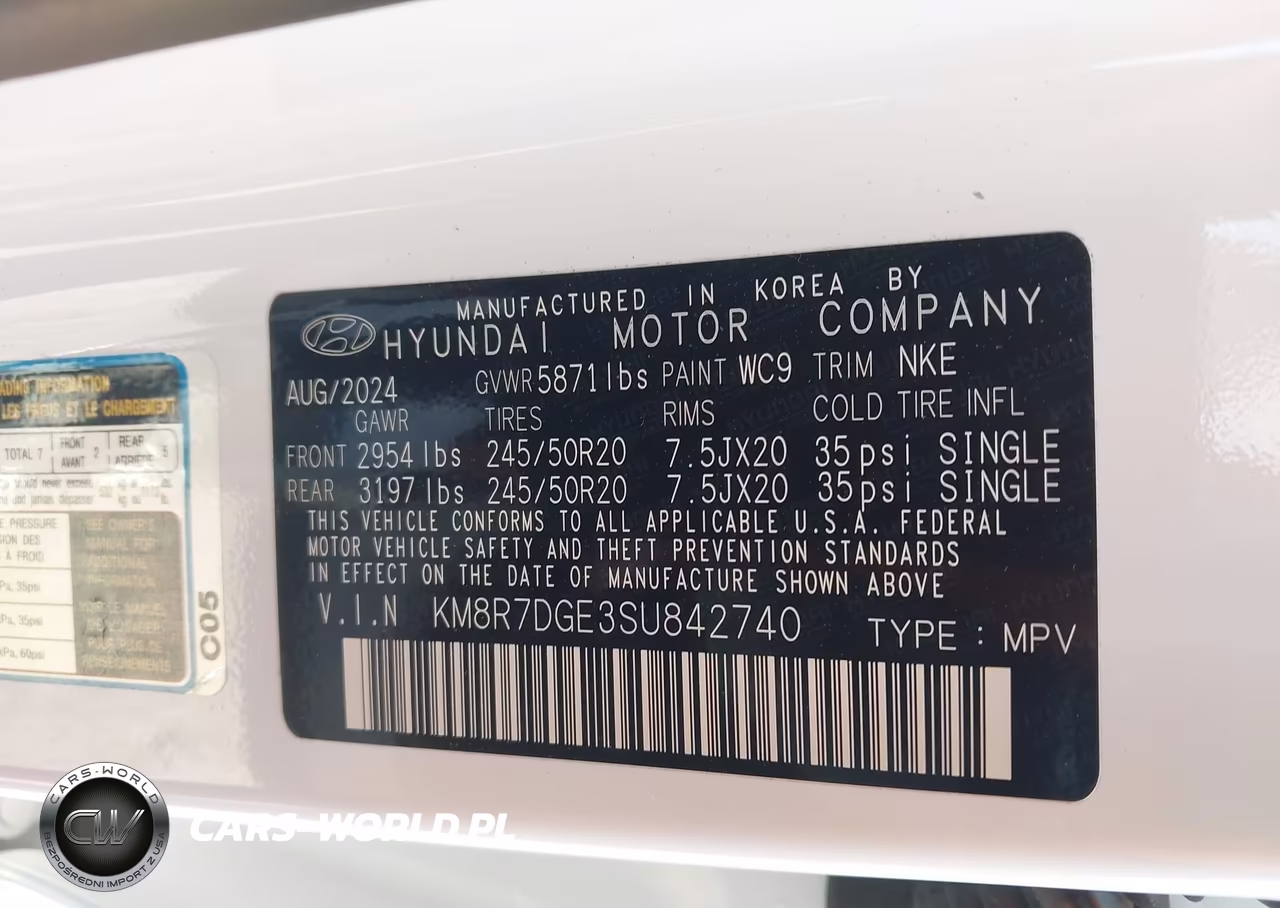 2025 Hyundai Palisade Calligraphy Night Edition VIN:KM8R7DGE3SU842740 - 9