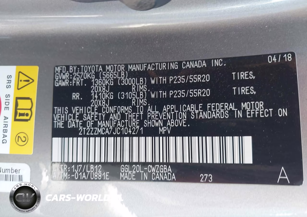 2018 Lexus Rx 350 VIN:2T2ZZMCA7JC104271 - 9