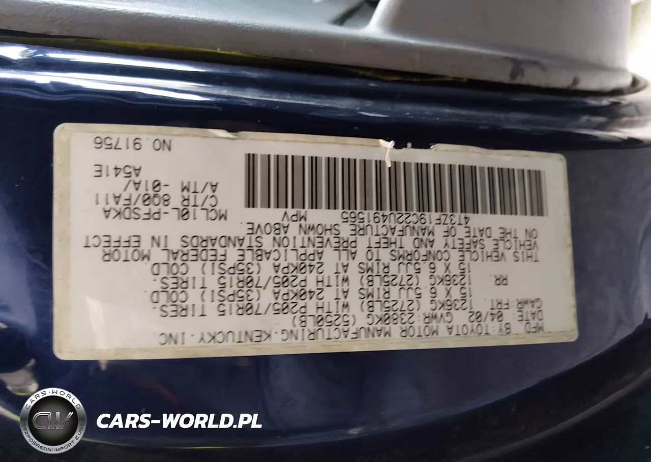 2002 Toyota Sienna Ce VIN:4T3ZF19C22U491565 - 9