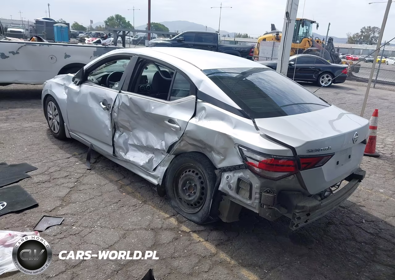 2020 Nissan Sentra S Xtronic Cvt VIN:3N1AB8BV8LY222742 - 3