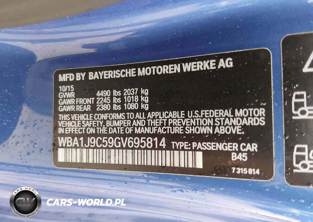 2016 BMW M235I xDrive VIN:WBA1J9C59GV695814 - 9