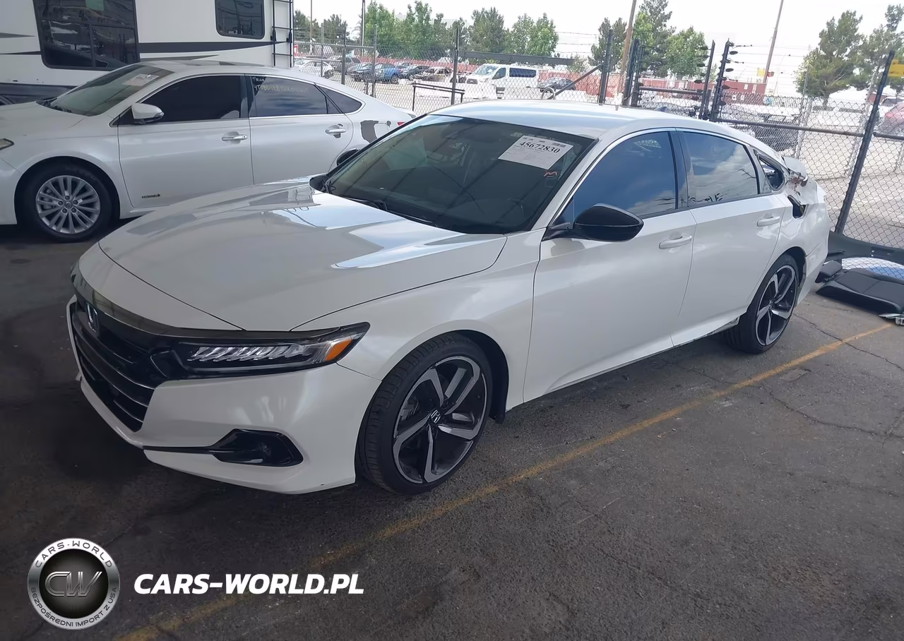 2021 Honda Accord Sport VIN:1HGCV1F34MA052674 - 2
