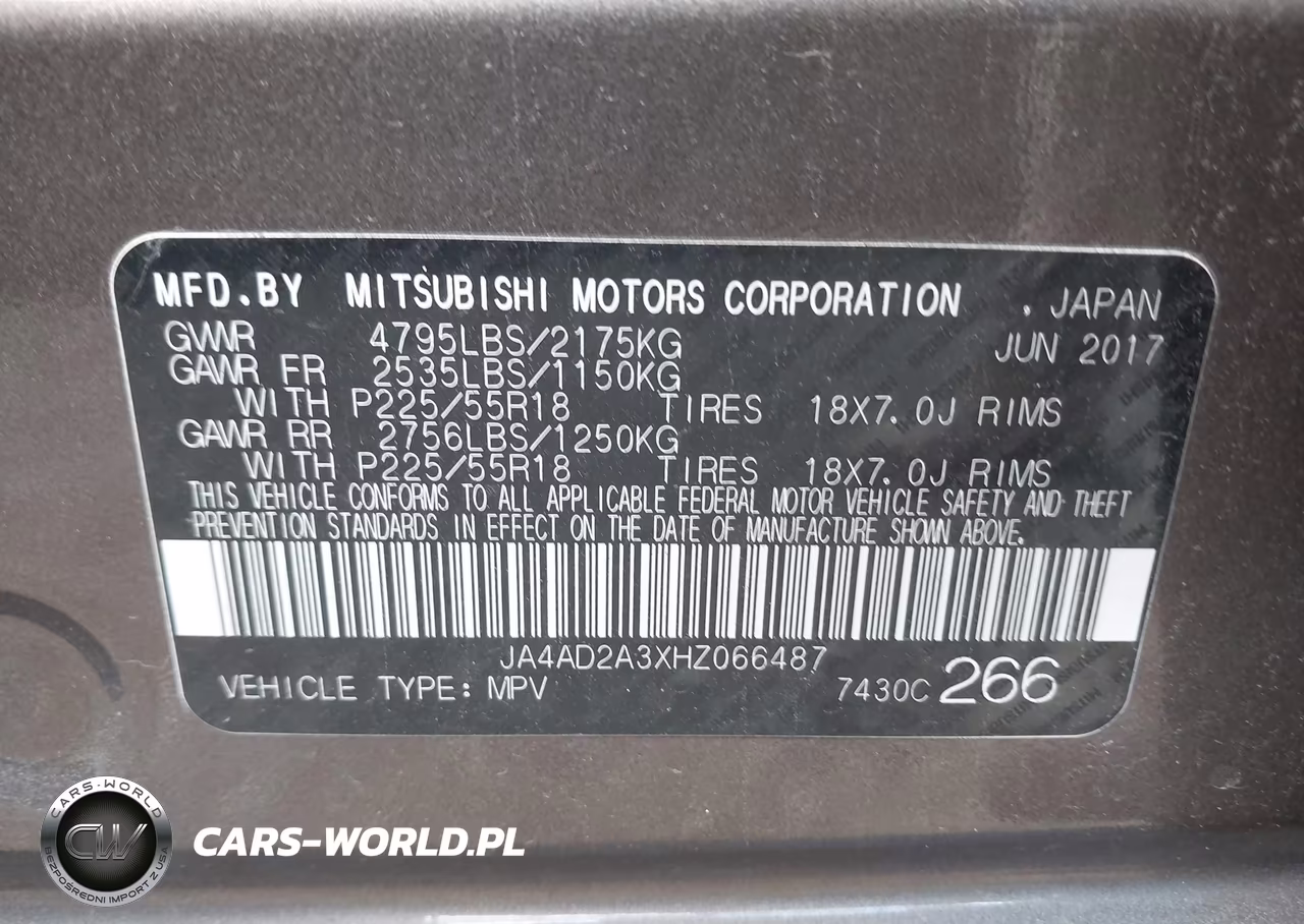 2017 Mitsubishi Outlander Es VIN:JA4AD2A3XHZ066487 - 9