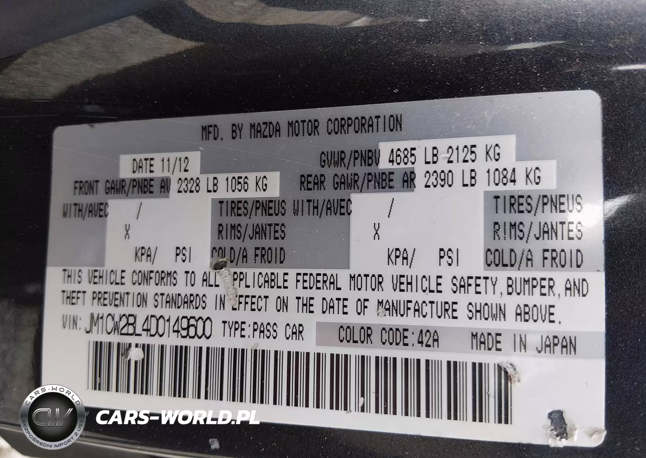 2013 Mazda Mazda5 Sport VIN:JM1CW2BL4D0149600 - 9